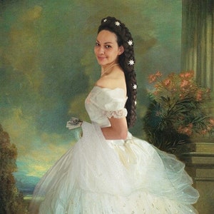 Sisi Empress of Austria Hairpiece Winterhalter image 3