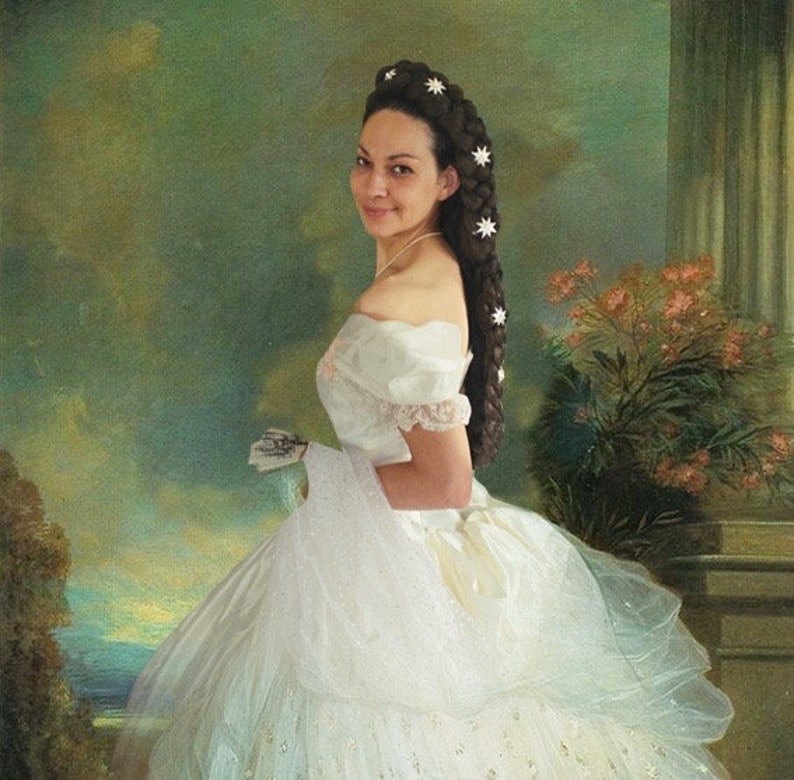 Sisi Empress of Austria Hairpiece Winterhalter image 3