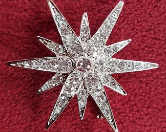 Sisi Sissi Impératrice Elisabeth Étoile Broche Diamant Étoile Broche