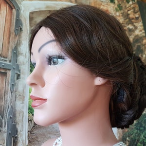 Sisi Sissi Chignon Knot Large Huge Braided Hairpiece Empress Biedermeier image 4