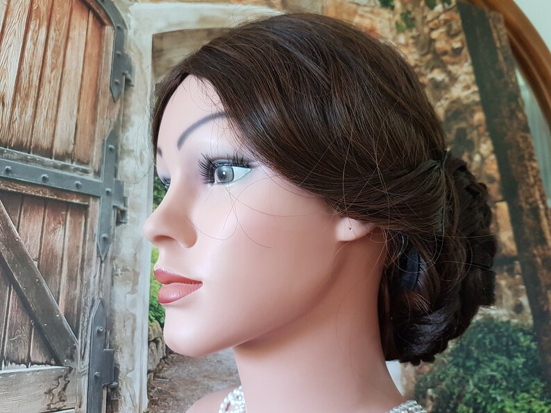 Sisi Sissi Chignon Knot Large Huge Braided Hairpiece Empress Biedermeier image 4