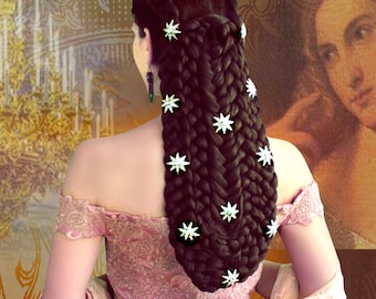 Sisi Empress of Austria hairpiece only 300 gr.