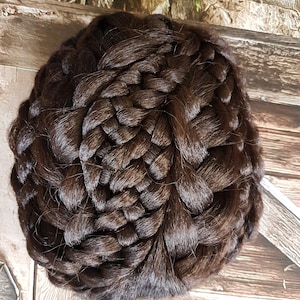 Sisi Sissi Chignon Knot Large Huge Braided Hairpiece Empress Biedermeier image 8
