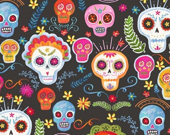 Skulls, Día de los Muertos - La Vida Loca von Michael Miller