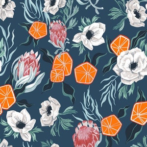 SALE - Blumen und Orangen - Frosty Forage von Rae Ritchie