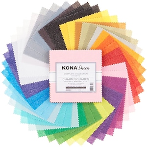 Charm Pack Kona Sheen von Robert Kaufman