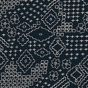 Sticken, Sashiko, Stickkunst - Indigo Stitches von Whistler Studios