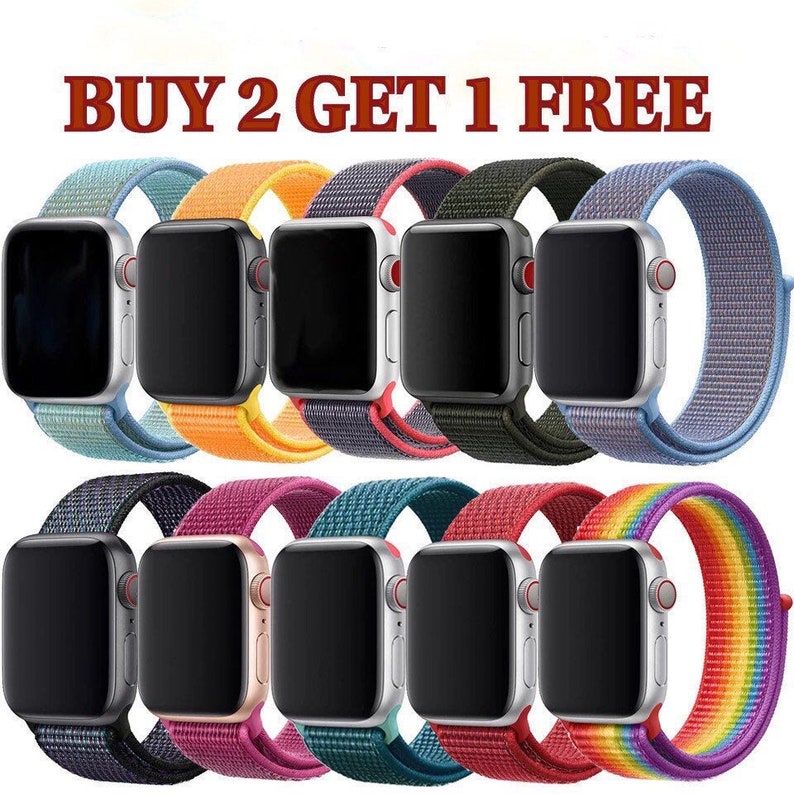 nylon loop apple watch band
