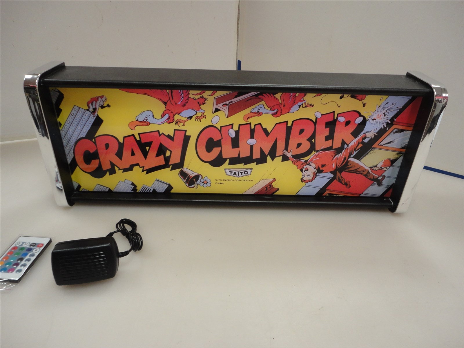 Bandai Mame Game Crazy Climber Mobile Games Key Chains 1997 From