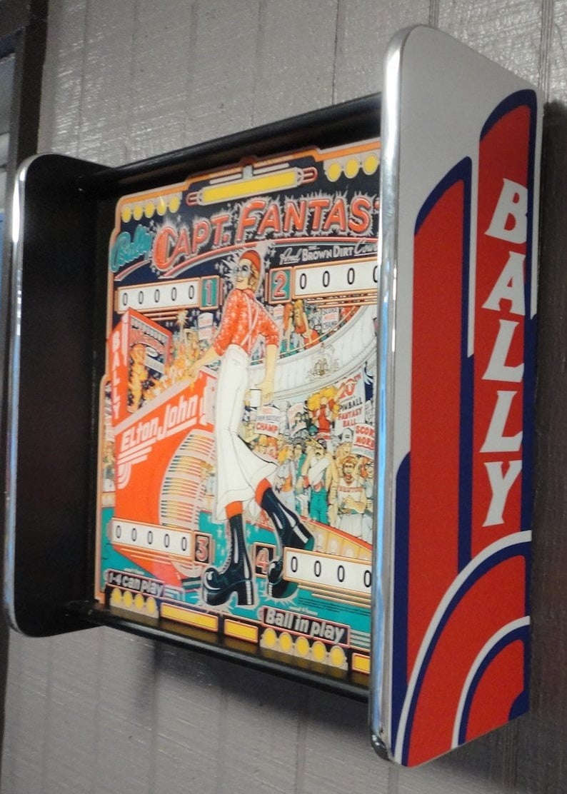 Bally Captain Fantastic Pinball Head LED Display light box Etsy