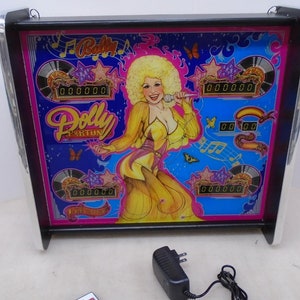 Bally Dolly Parton Pinball Head LED Display light box