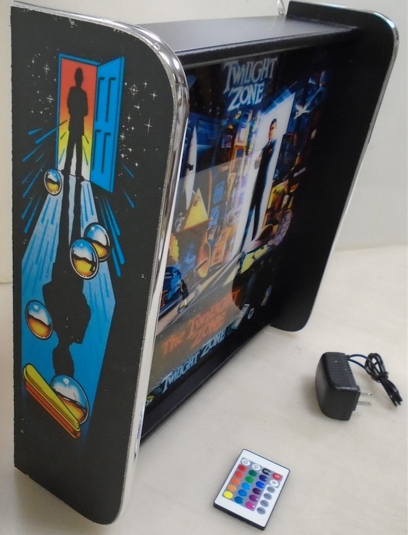 Bally Twilight Zone Pinball Head LED Display Light Box Etsy