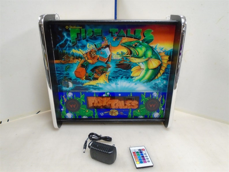 Williams Fish Tales Pinball Head LED Display Light Box Etsy