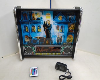 Bally Addams Family Pinball Machine Custom Thing Box Decal #2 LEATHER 