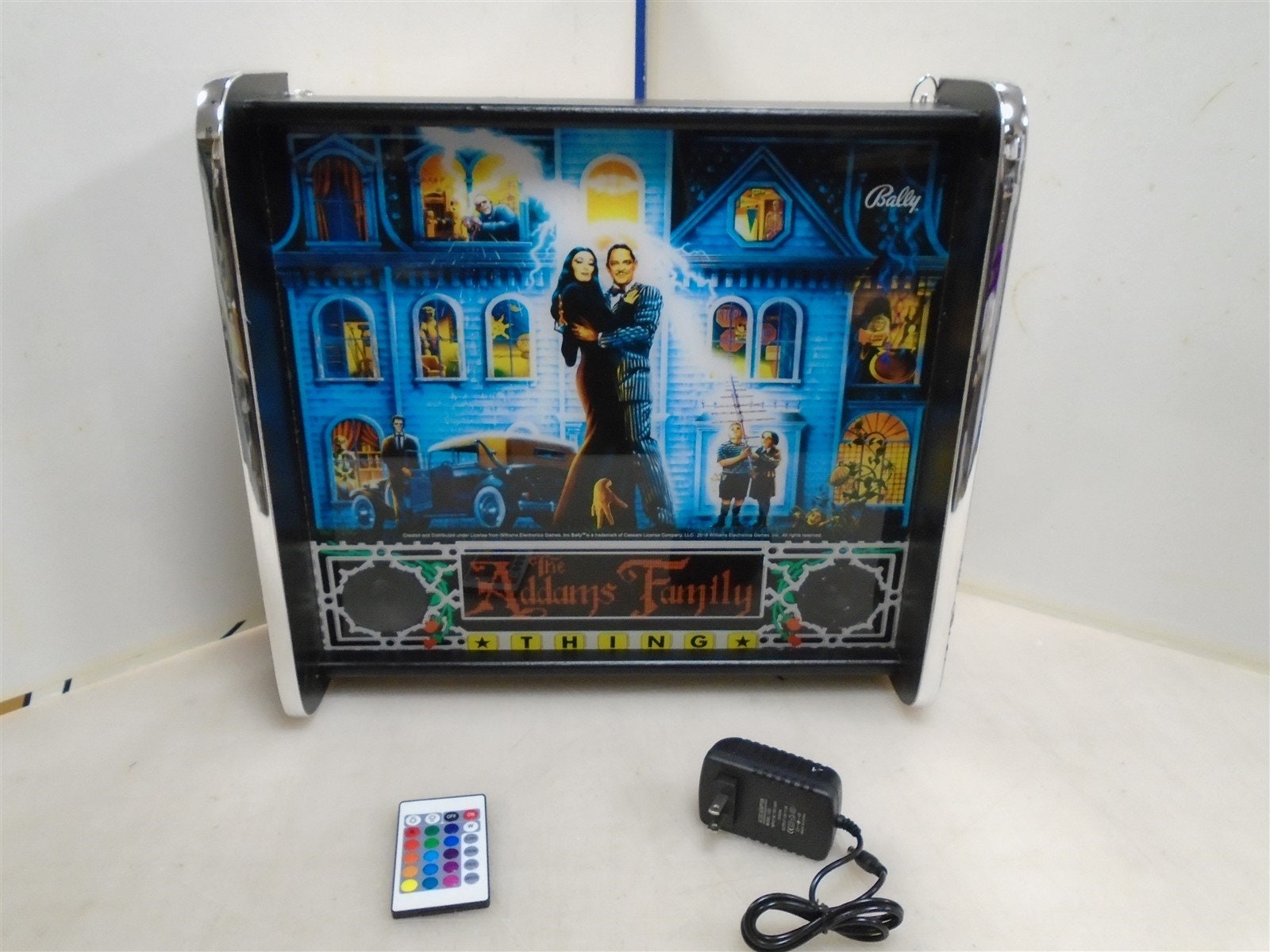 Bally Addams Family Pinball Head LED Display light box for sale  