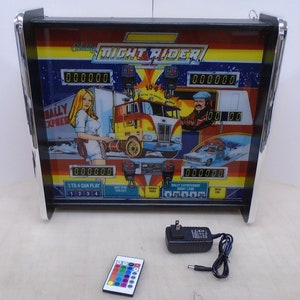 Bally Night Rider Pinball Head LED Display light box