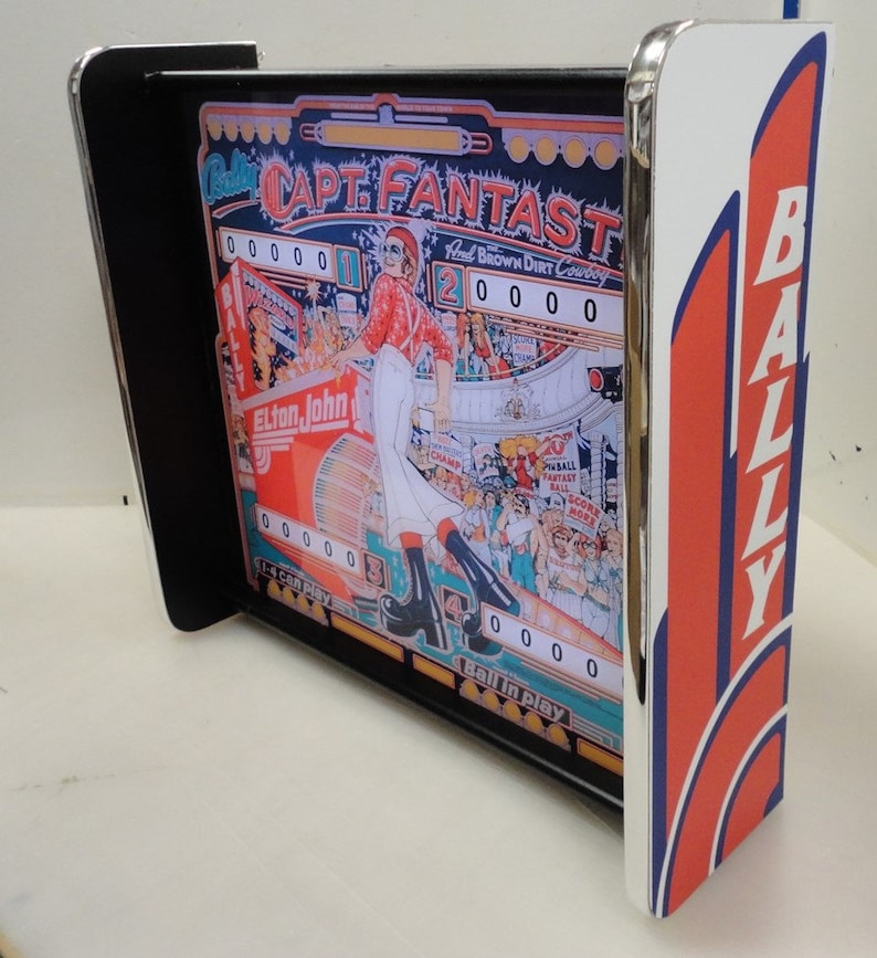 Bally Captain Fantastic Pinball Head LED Display Light Box Etsy
