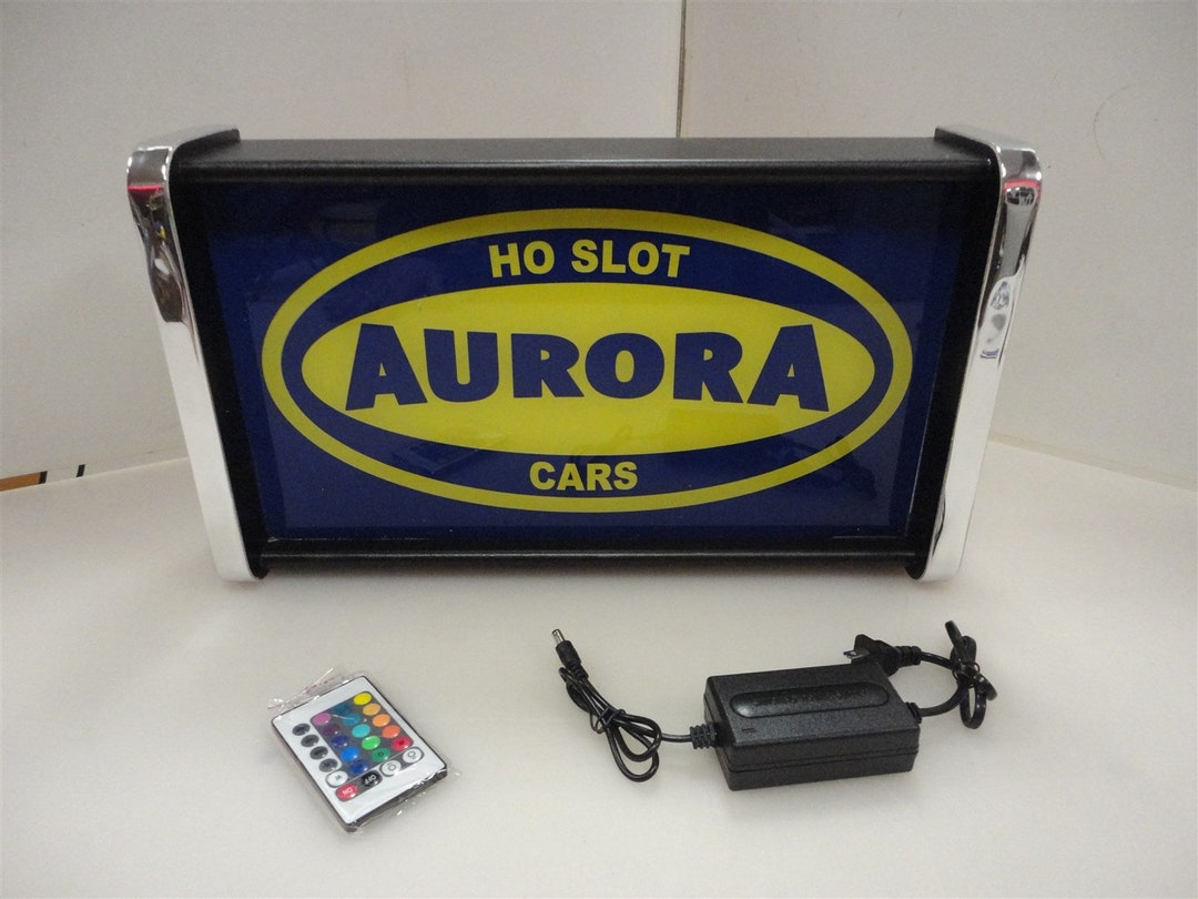 Aurora HO Slot Car Store /rec Room Light up Display SIGN Etsy