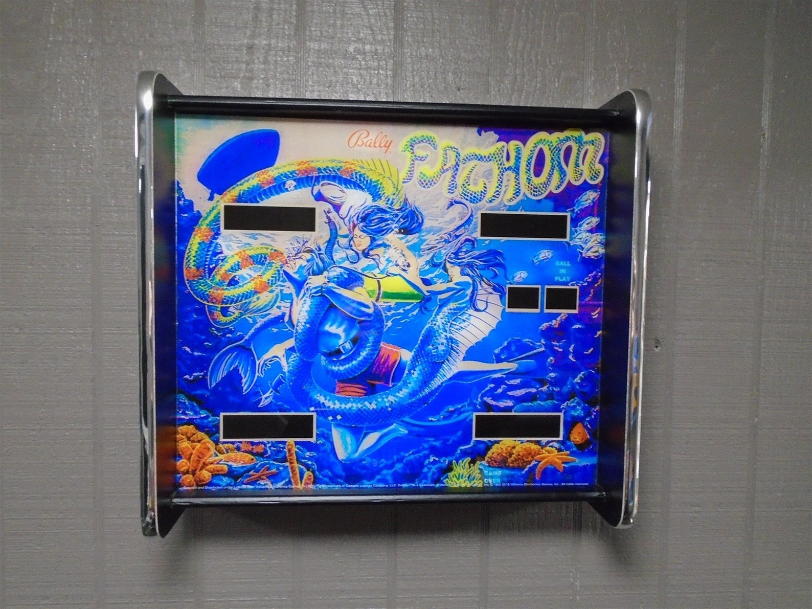 Bally Fathom Pinball Head LED Display Light Box Etsy