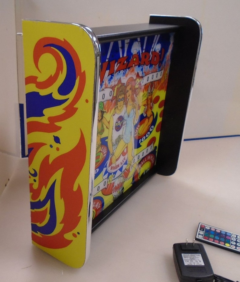 Bally Wizard Pinball Head LED Display Light Box Etsy