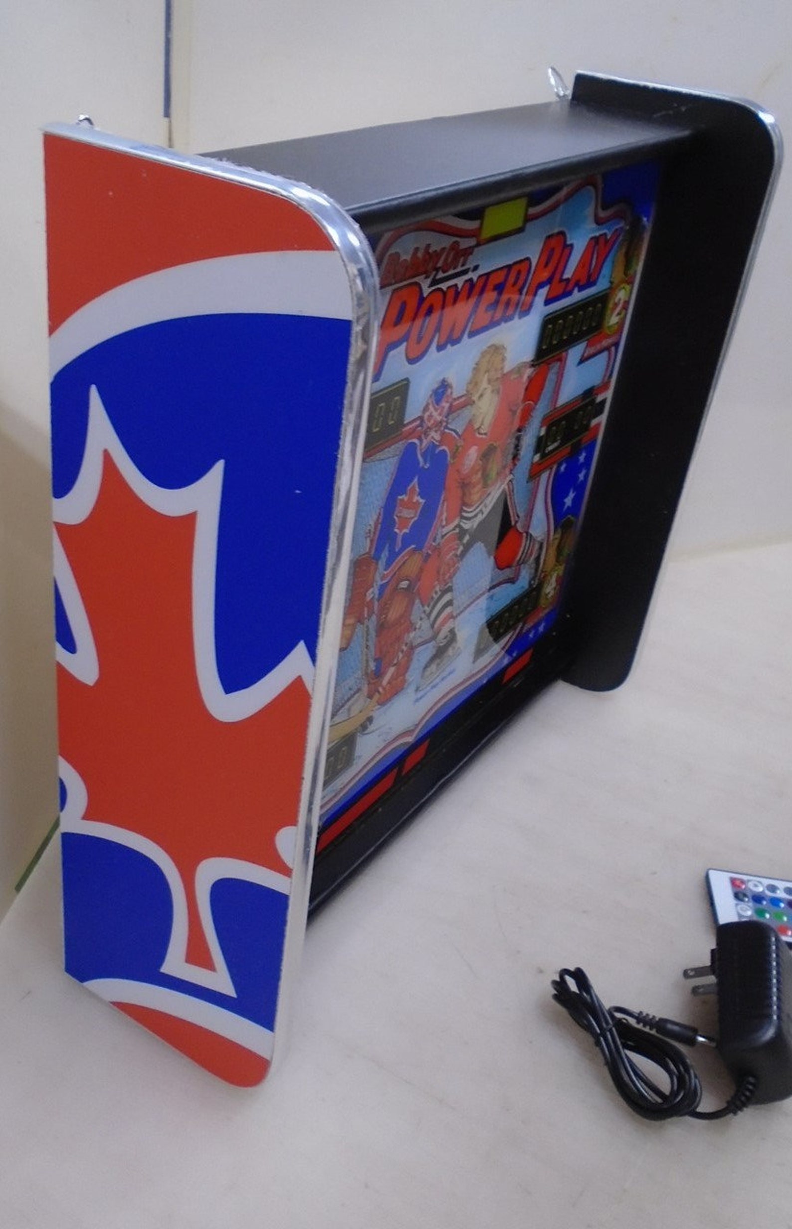 Bally Power Play Pinball Head LED Display Light Box Etsy