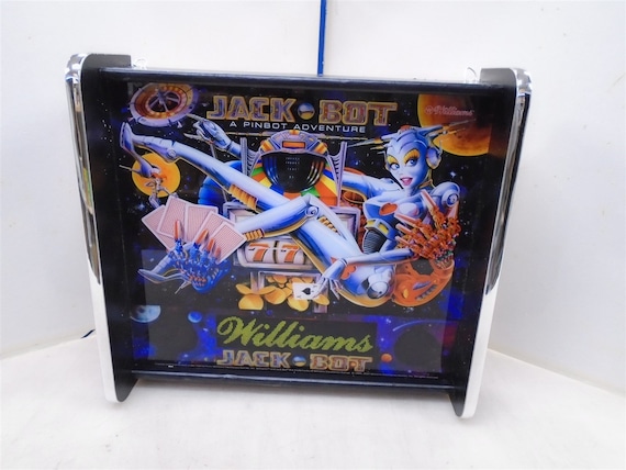 Williams jackbot ピンボール台上部スクリーン Williams jackbot ピンボール台上部スクリーン