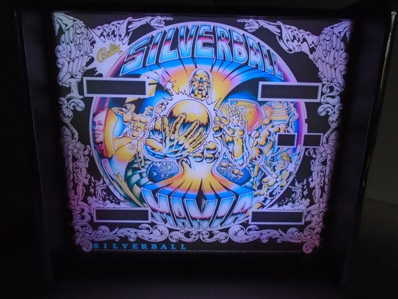 Bally Silverball Mania Pinball Head LED Display Light Box - Etsy