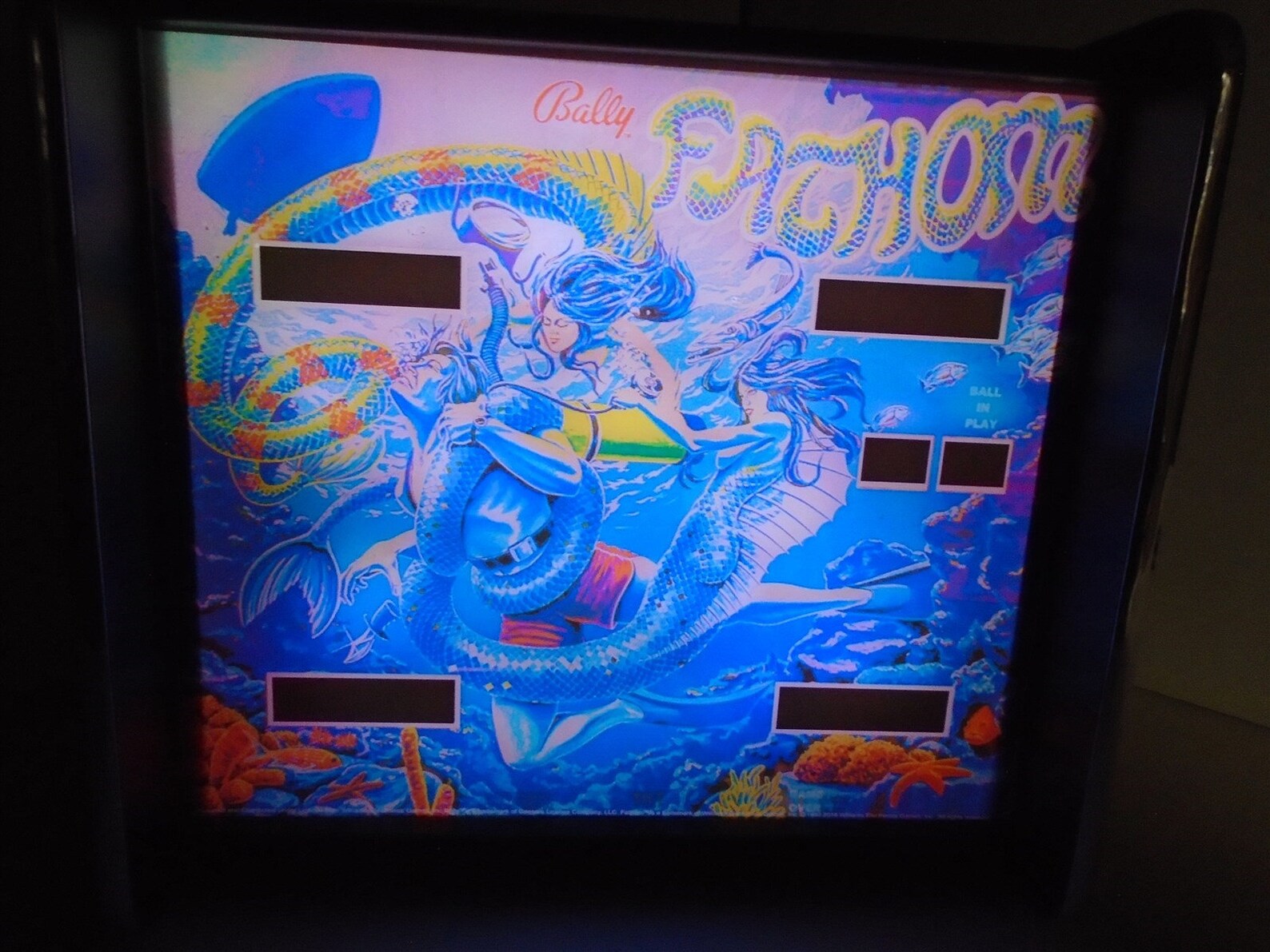 Bally Fathom Pinball Head LED Display Light Box Etsy