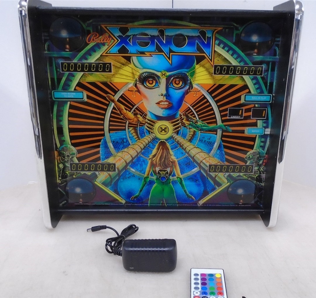 Bally Xenon Pinball Head LED Display Light Box Etsy