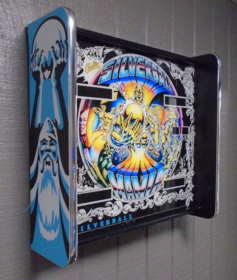 Bally Silverball Mania Pinball Head LED Display Light Box Etsy