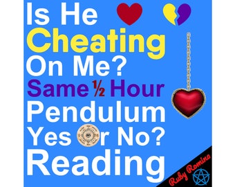 YES NO PENDULUM Reading / Infidelity Questions / Instant Same Hour Answers