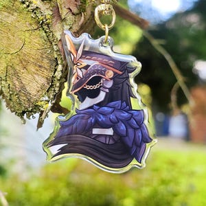 Il Capitano Acrylic Keychain - Genshin Impact
