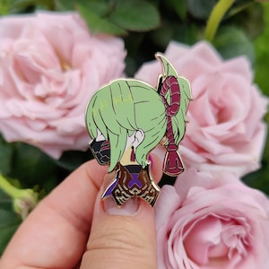 Kuki Shinobu Enamel Pin - Genshin Impact