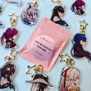 Honkai Star Rail Keychain Blind Bag! Mystery Bag Gacha B Grades