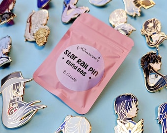 Honkai Star Rail Enamel Pin Blind Bag! Mystery Bag Gacha B Grades