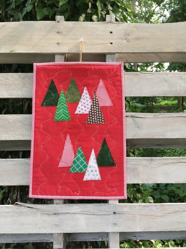 Handmade Quilted Christmas Wall Hanging Etsy