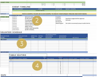 event planning etsy