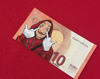 Diy Dali Mask La Casa De Papel Mask Home Made Dali Mask Etsy