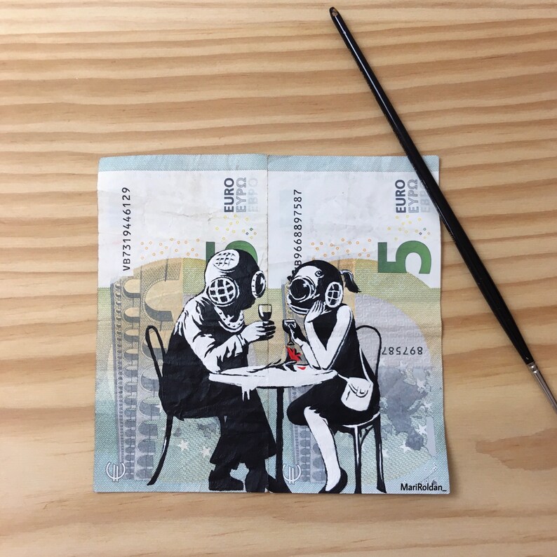 Banksy Ticket Etsy