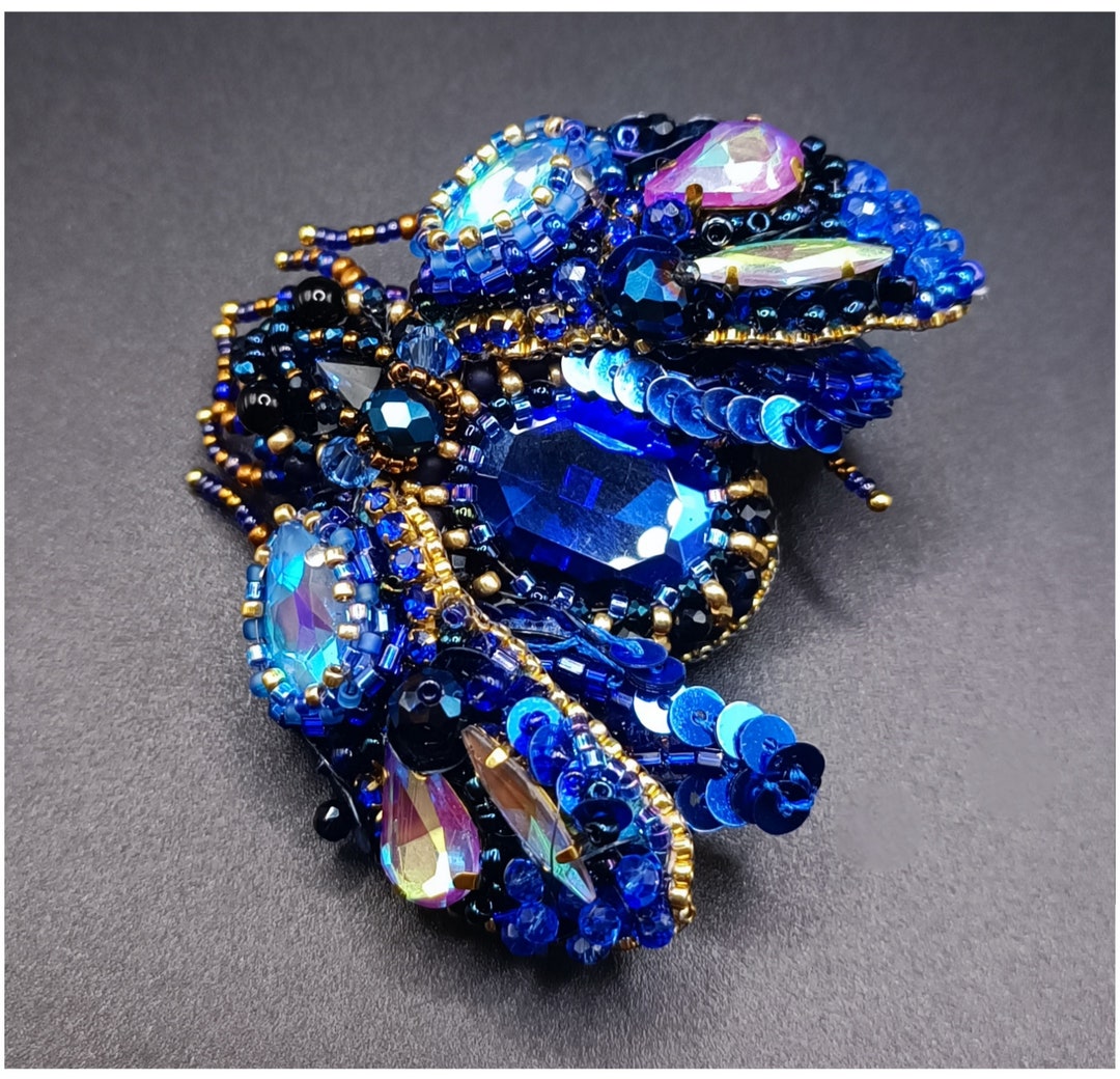 Porte-dossards Aimantés Pour Concours équestre - Cristal Bleu Foncé, Clever Adornments