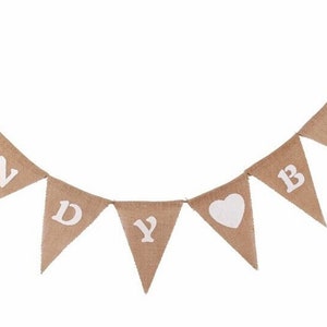 Candy Bar Jute Pennant Garland Wedding Bride and Groom Candy Bar Wedding Day Favors Party Snack Decoration Bride and Groom Wedding Ceremony Sweets image 2