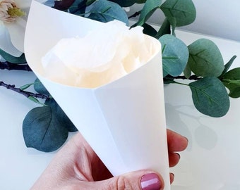 Cone cone bags cone cones silk rose petals wedding rose petals scattered flowers wedding ceremony customizable wedding decoration