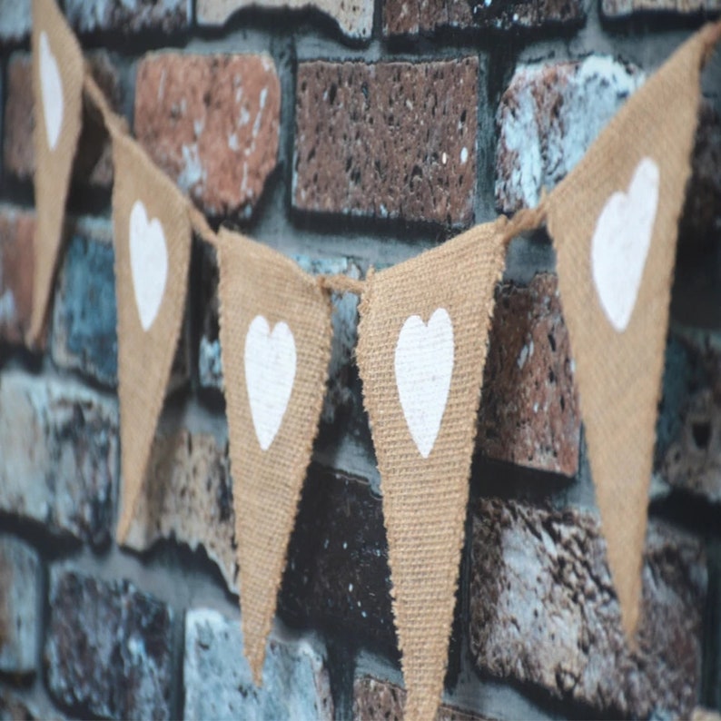 Candy Bar Jute Pennant Garland Wedding Bride and Groom Candy Bar Wedding Day Favors Party Snack Decoration Bride and Groom Wedding Ceremony Sweets image 6