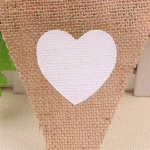 Candy Bar Jute Pennant Garland Wedding Bride and Groom Candy Bar Wedding Day Favors Party Snack Decoration Bride and Groom Wedding Ceremony Sweets image 3