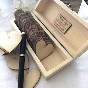 Holz Herzen 2-6cm Streudeko Hochzeit Gästebuch Platzkarten Tischdeko Namenskarten  Holzherzen Deko Tischkarten Gastgeschenke 50 Stück