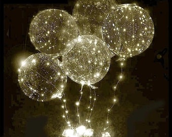 Illuminated giant balloon light chain 45/90 cm wedding giant balloon birthday photo shoot bride and groom party decoration