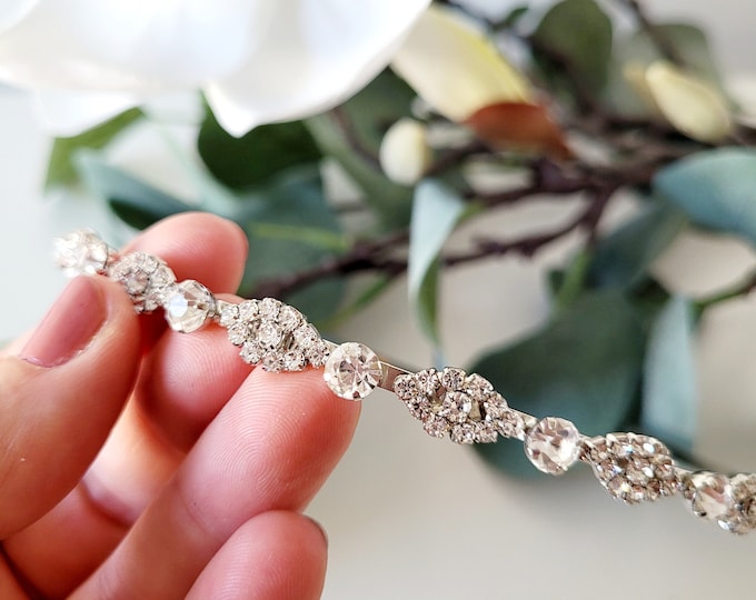 Hochzeit Braut Rosegold Haarreif Tiara Diadem Krone Silber Gold In - Foto 13