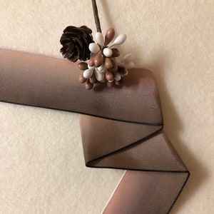 Ombre Wired Ribbon - Brons, Licht tot Donker 1 1/2 Inch Breed