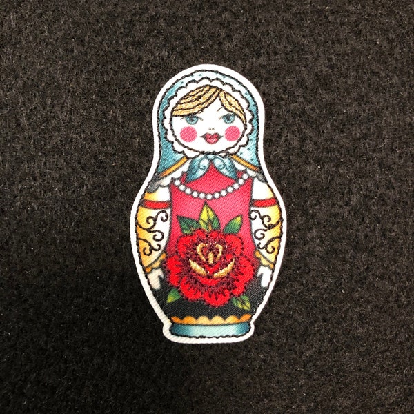 Applique - Tatouage Russe Matryoshka Poupée Fer On