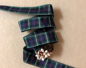 1 Inch MacKenzie Tartan Ribbon